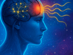 Mind with reduced GABA connecting more to psi in world around